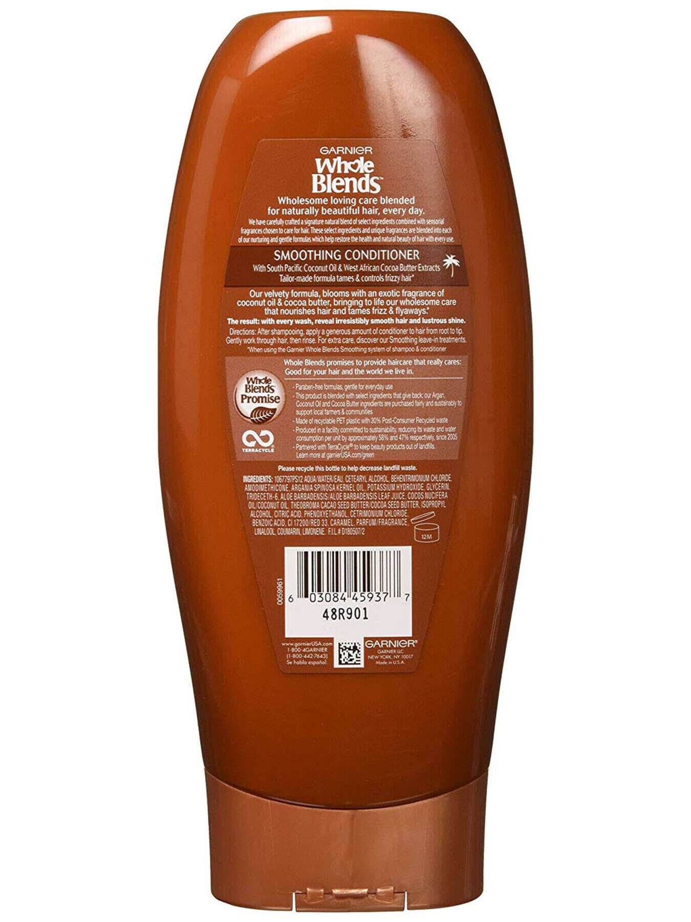 garnier hair conditioner whole blends coconut oil cocoa butter conditioner 650 ml 603084459377 t2